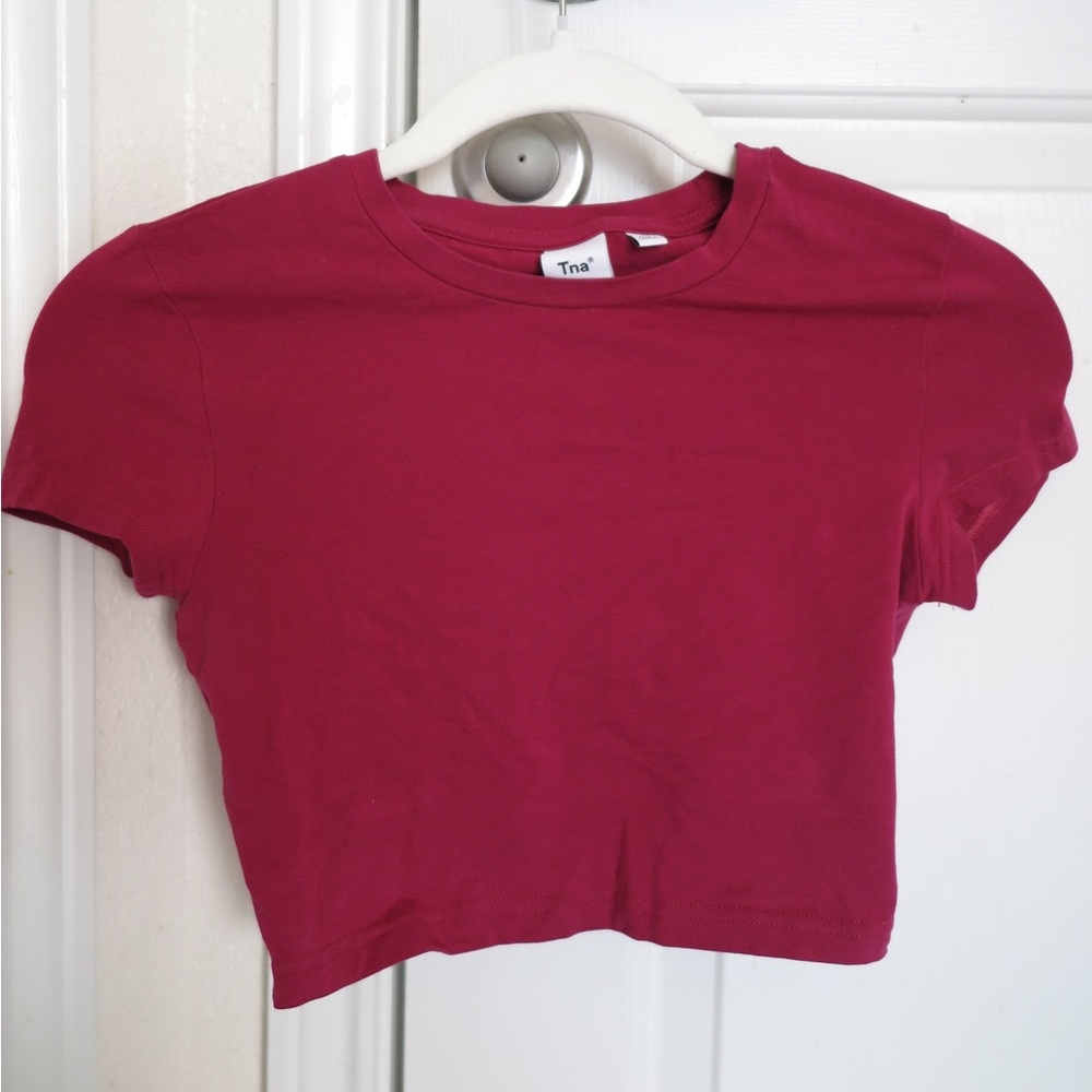 Tna Women's Red Crop Top